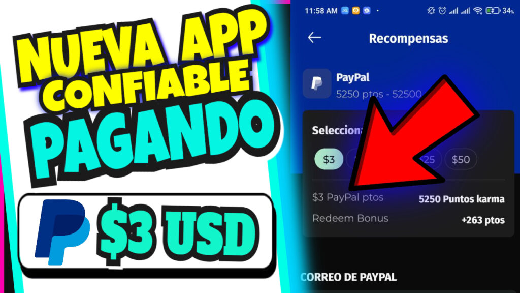 MintKarma app para ganar dinero gratis a paypal