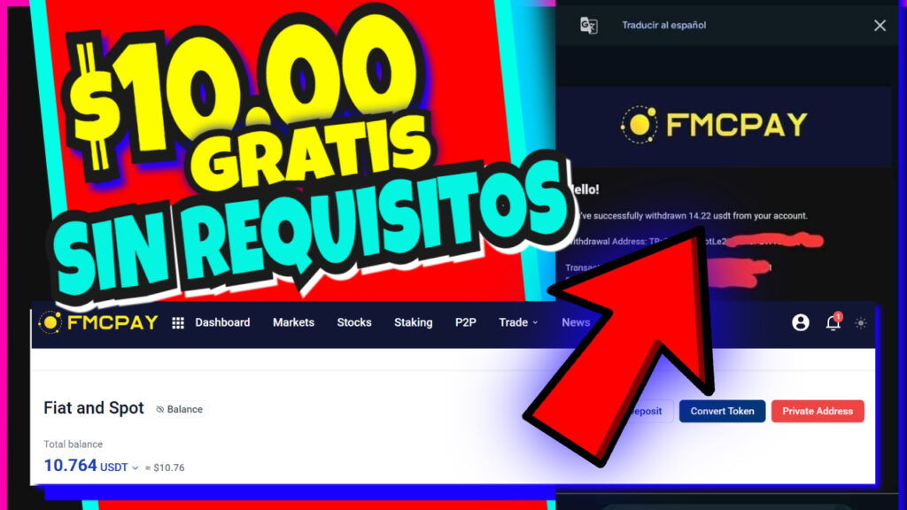 «FMCpay» Página para ganar dinero gratis