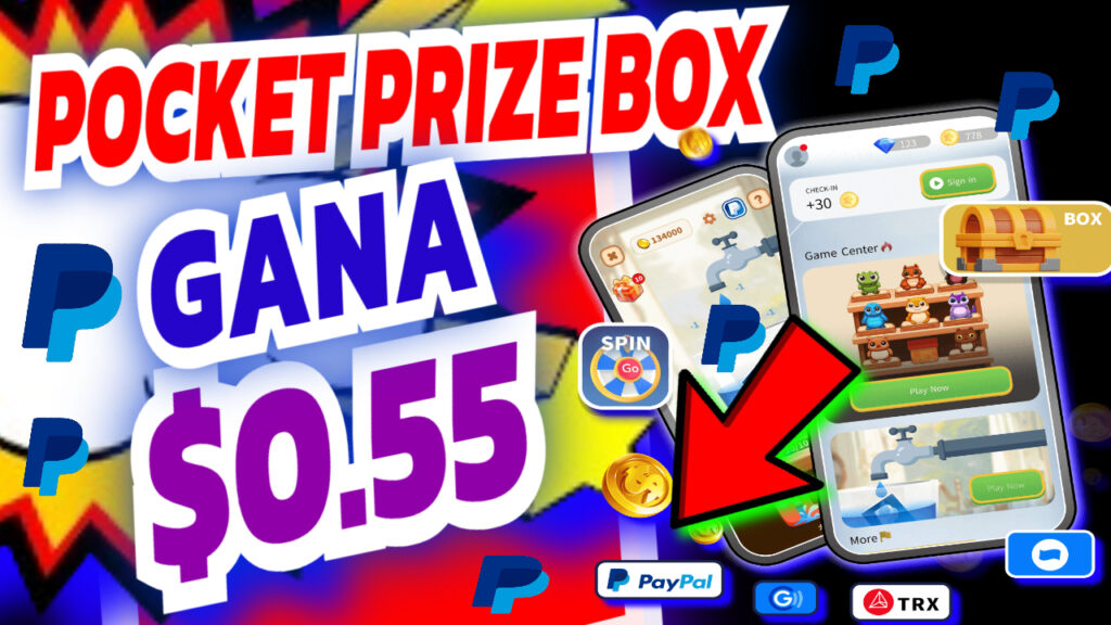 «Pocket Prize Box» app para ganar dinero gratis 2024