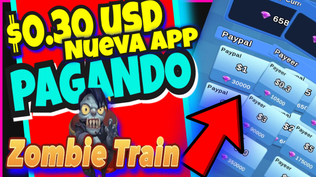 Zombie train app para ganar dinero