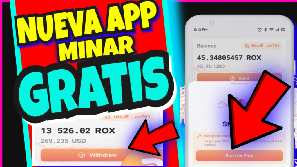 Robox – ¡Toca y gana! Una app de minería para ganar dinero