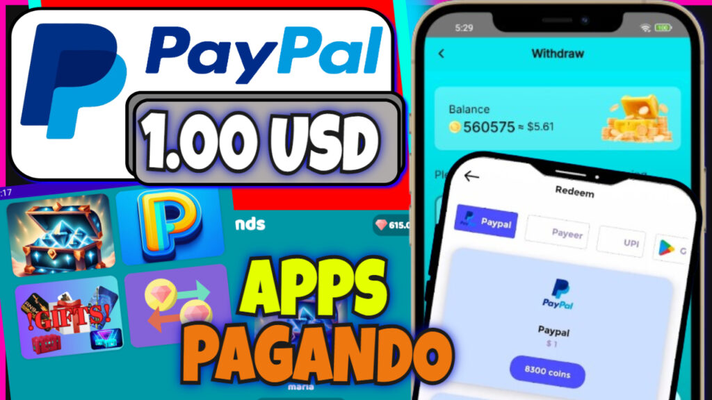 4 APPS PARA GANAR DINERO A PAYPAL