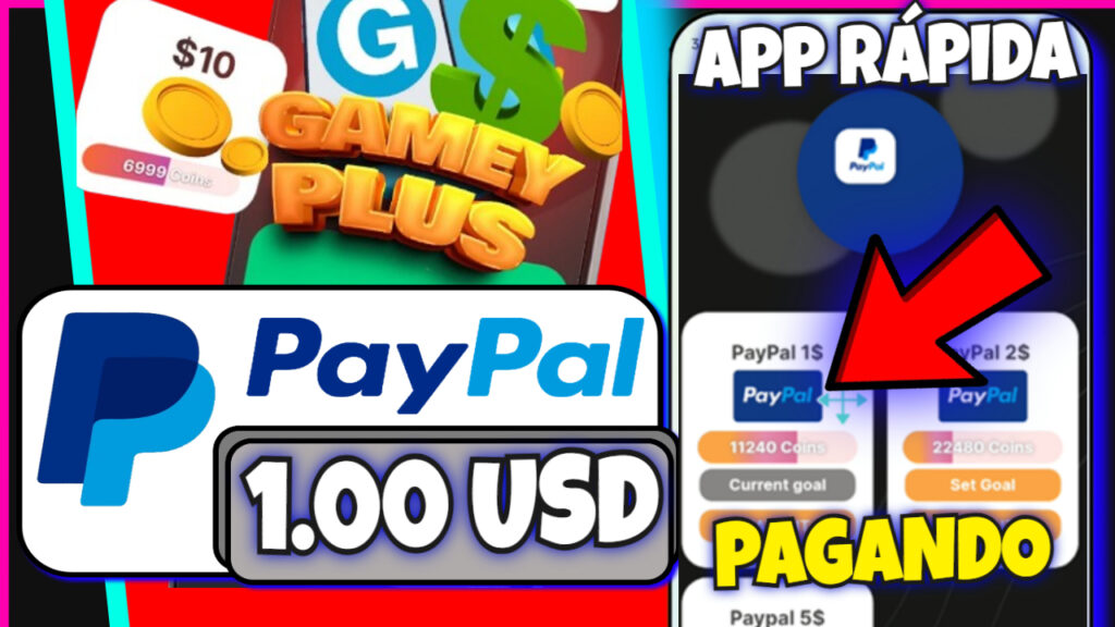 Gamey Plus – Gana dinero en efectivo a Paypal