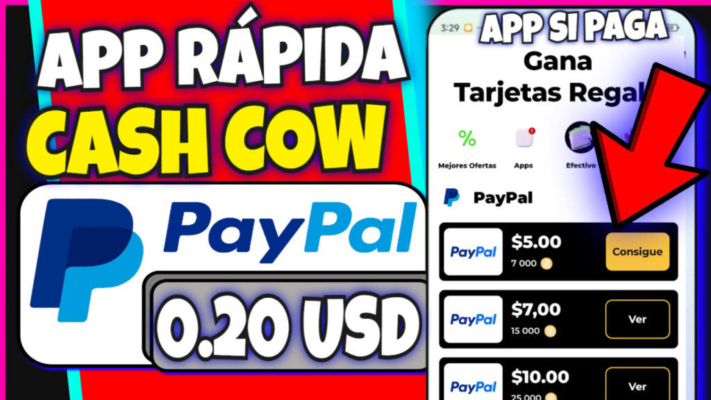 Cash Cow: La App para Ganar Dinero a PayPal en 2025