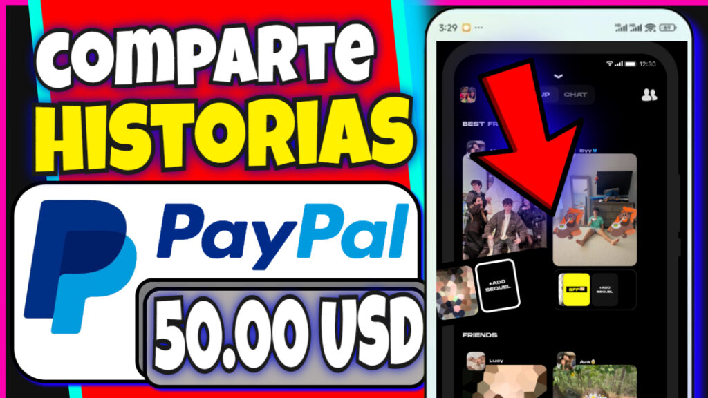 Fr. App – Compartir historias y ganar dinero