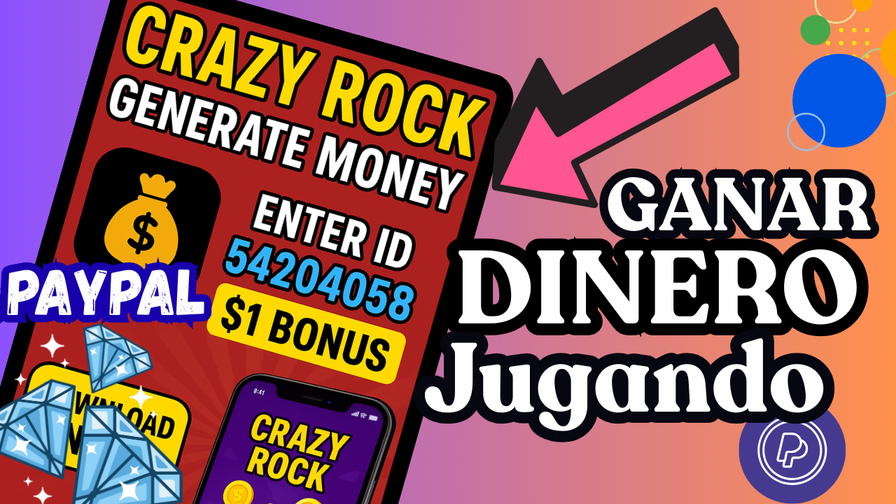 💎 Crazy Rock 2025: La app que genera dinero rápido desde tu móvil