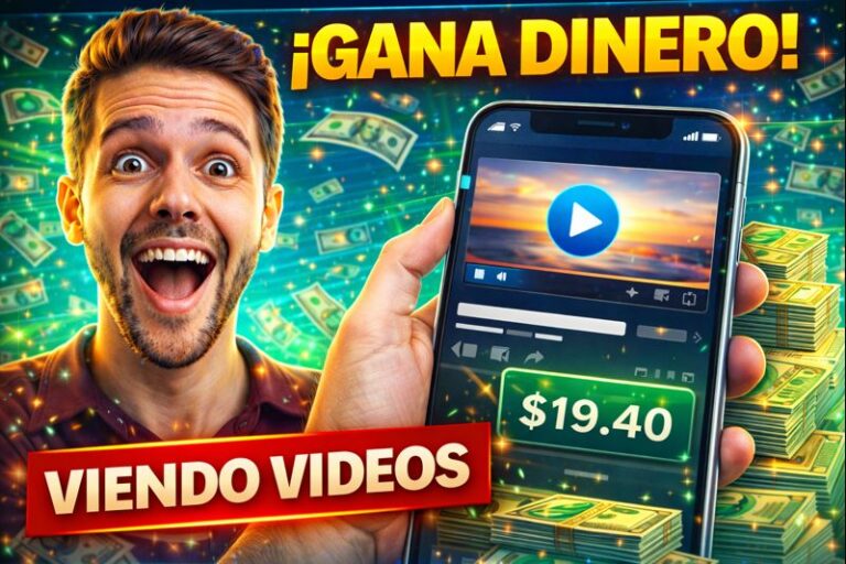 dinero viendo videos