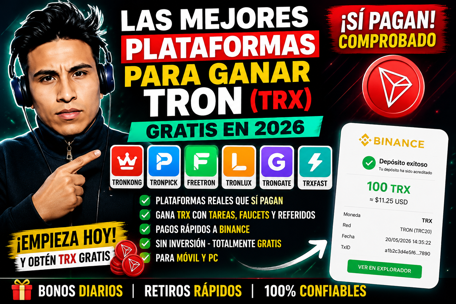 faucets pagando trx