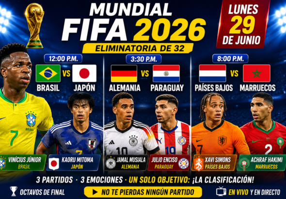 partidos lunes 29