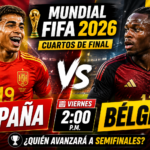 españa vs belgica