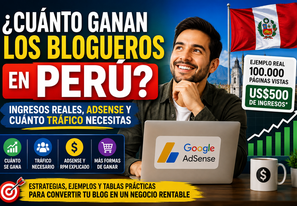 Ganancias de Blogueros en Perú